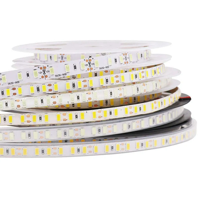 18W Bright SMD 5630 LED Strip 60d/M 12V Flexible 5M/Roll With 3M Tape Adhesive Backing