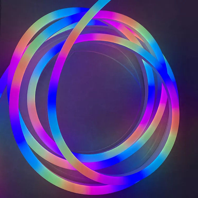 Lumière de néon décorations en silicium flexible 12v 24v 360 degrés lampe de nuit LED néon lumière pour la maison