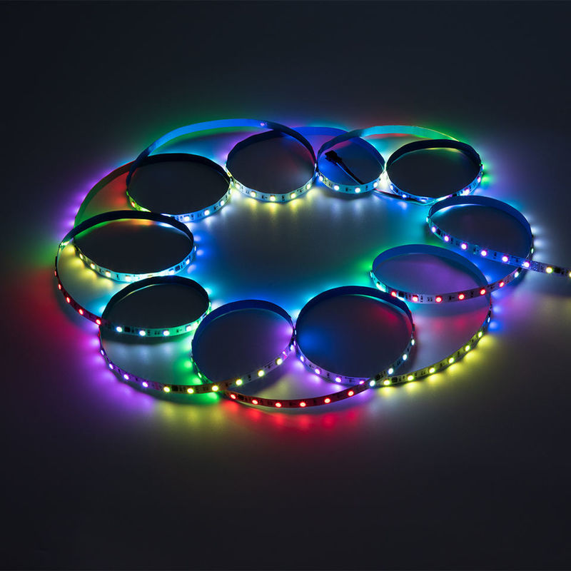 Commande à distance 5050 RGB LED Flexible 30LED RGB DC 12V CE RoHS Pour la maison