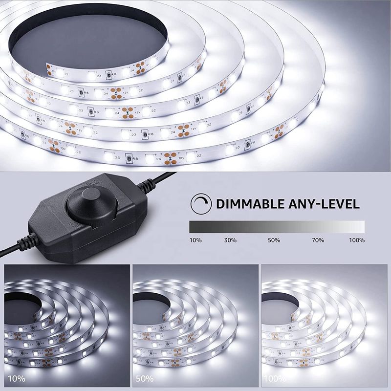 DC 12V 5W 4.8W 60led/M 2835 LED Strip SMD Dimmable USB LED Strip Light With USB Touch Dimmer Switch