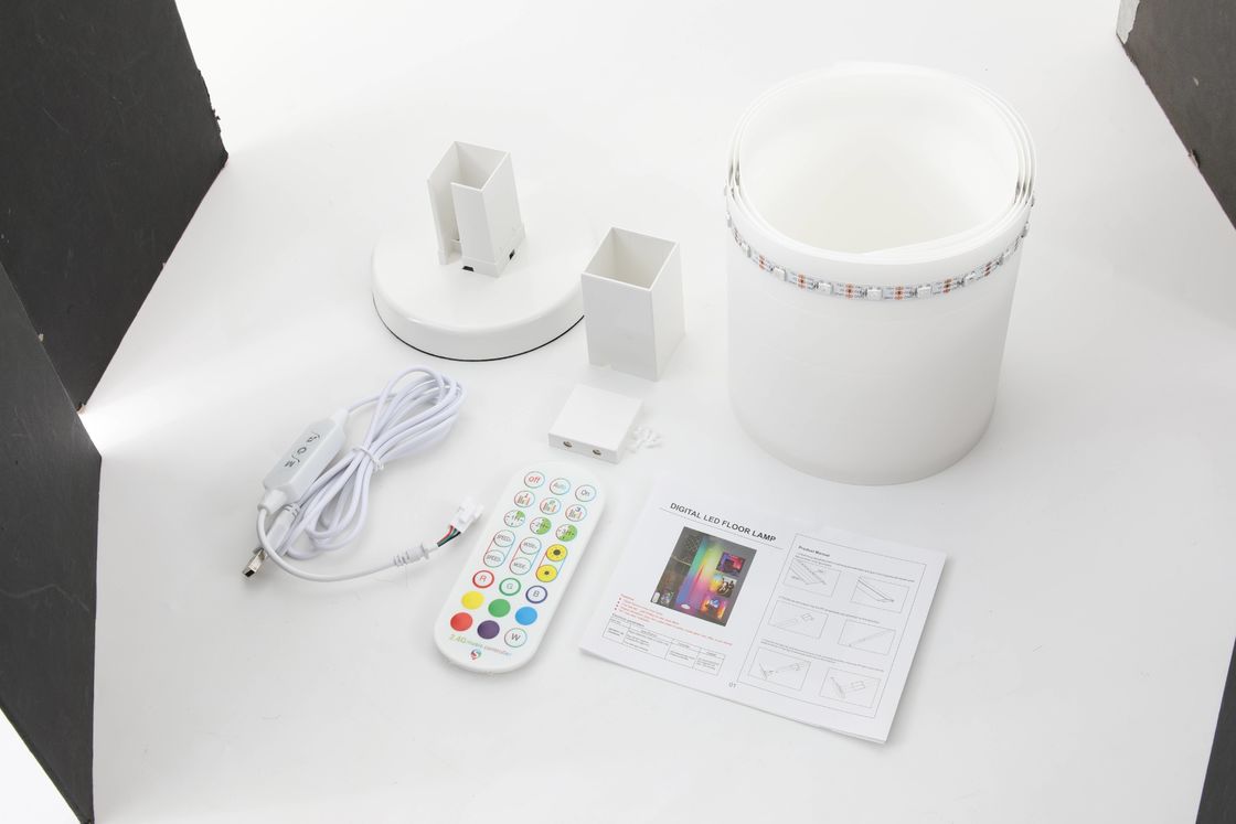 Lumière de sol à angle LED USB avec mode d'économie d'énergie IP20 Forme d'ombre cylindrique