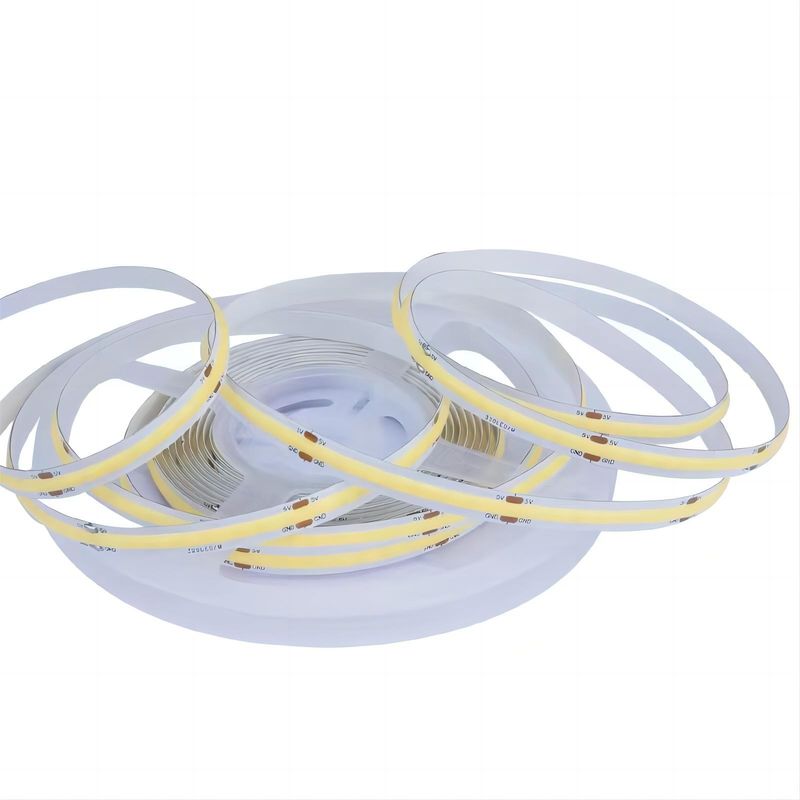 300 leds à l'épreuve de l'humidité personnalisable 90Ra bande LED COB sans tension avec une longueur de coupe de 4 cm pour l'éclairage domestique