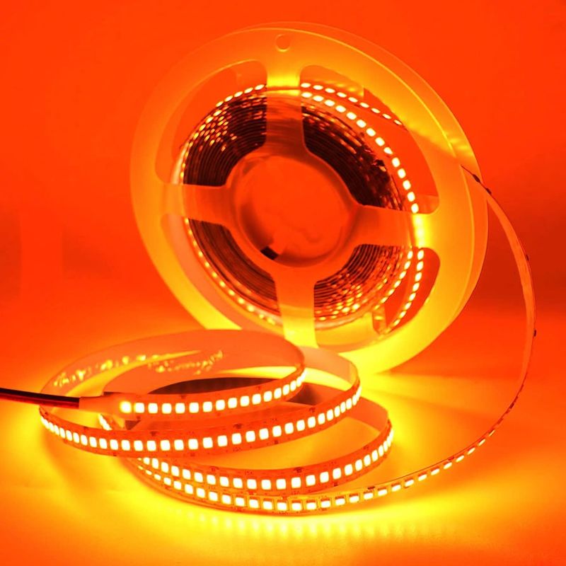12V 240LEDS SMD 2835 LED Strip Light 1200LEDs 16,4Ft Couleurs étanches Rouge Vert Bleu Orange Pour Bar