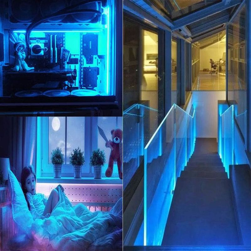 12V 240LEDS SMD 2835 LED Strip Light 1200LEDs 16,4Ft Couleurs étanches Rouge Vert Bleu Orange Pour Bar
