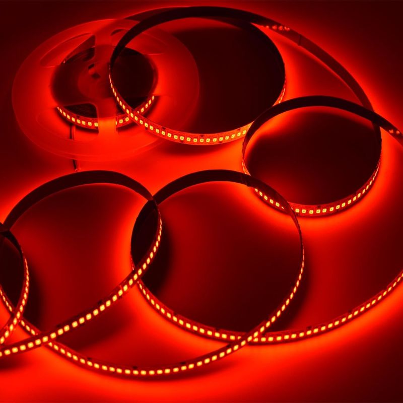 24V Haute luminosité 240LEDS SMD 2835 LED Strip Light 1200LEDs 16,4Ft Couleurs étanches Rouge Vert Bleu Orange Pour KTV