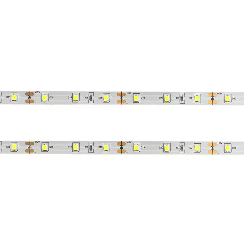 60 leds/m 2835 LED Strip Light 5m/Roll 20-22LM 120° Angle du faisceau 2700 4000k 6000K Solution d'éclairage intérieur pour la maison