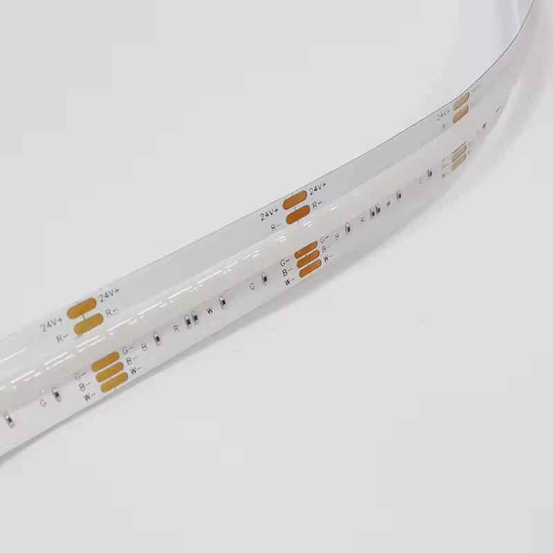 Super luminosité bande LED COB RGB 12 mm couleur multiple 120 degrés super large 1080 LED/m COB bande lumineuse pleine couleur