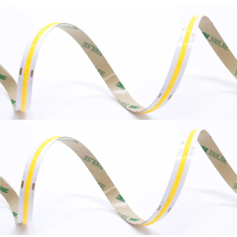 Vente à chaud 480LEDs 12W/M Dimmable IP20 90Ra COB LED Strip 12V/24V Voltage d'entrée