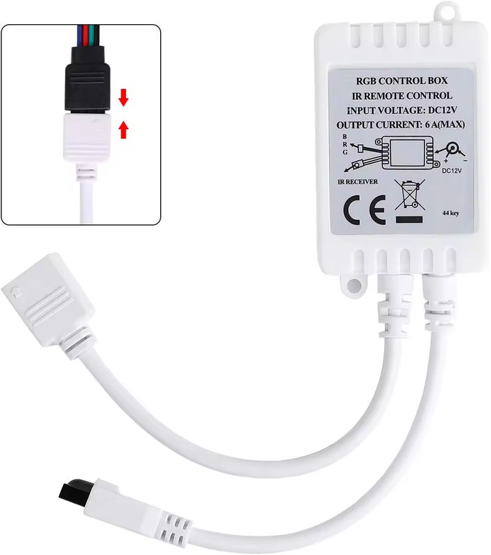 Fabrique originale 44clés 5V 12V 24V RGB LED contrôleur RF sans fil LED lumière monochrome Dimmer contrôleur à distance pour led