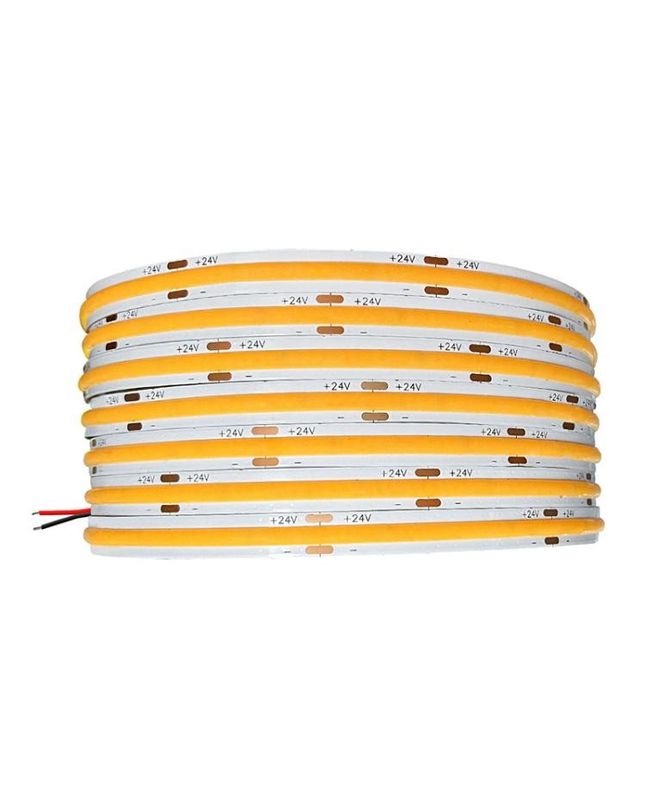Lumières haute IRC DC24V COB480 5m/roll RA90 bande de cob pour la décoration intérieure extérieure bande de COB à profil étanche