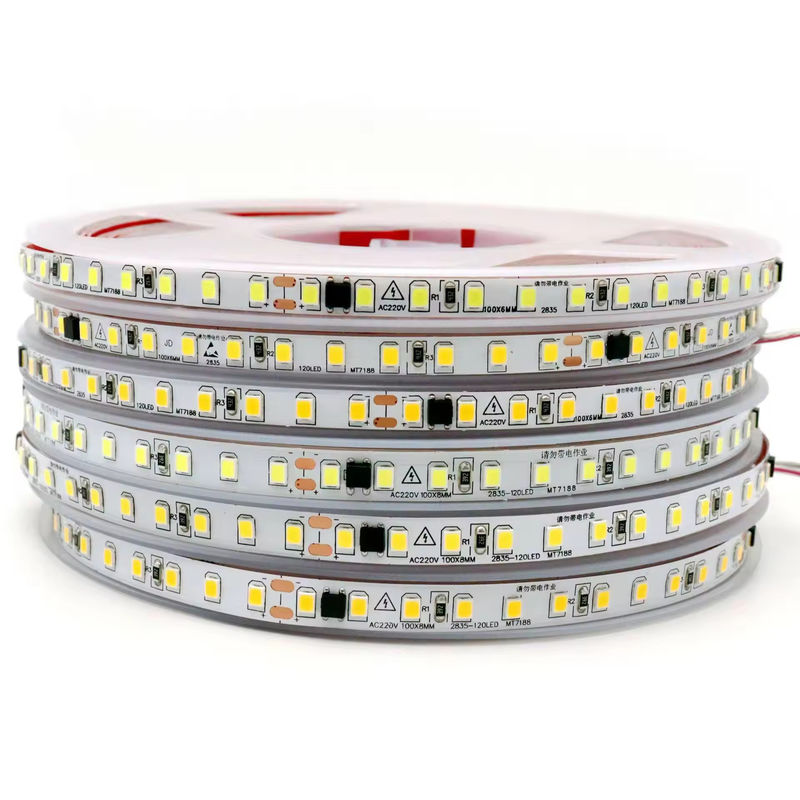 2835 120Leds 8W/M CRI80 Ligne LED flexible 5M/10M Longueur pour la décoration de Noël à la maison
