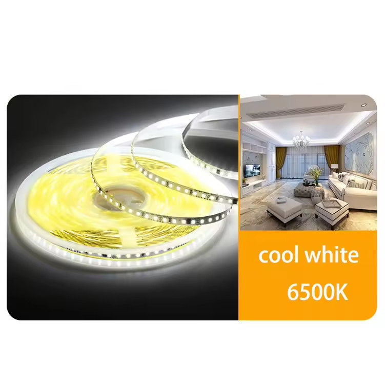 220v Pas besoin de conducteur 10cm Coupeable 2835 LED Strip IP65 120 LEDs Tape Light Non étanche IP20 Flexible LED Strip
