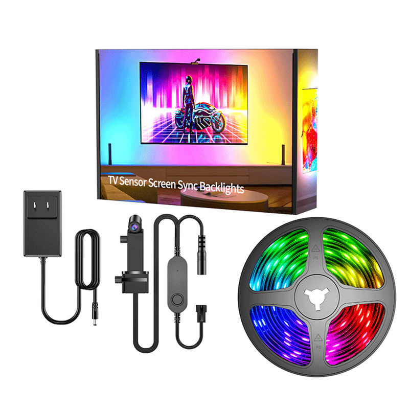 Décoration de la maison 3.8M 5M USB IP20 TV rétroéclairage LED avec musique WIFI TUYA Smart Home contrôle APP