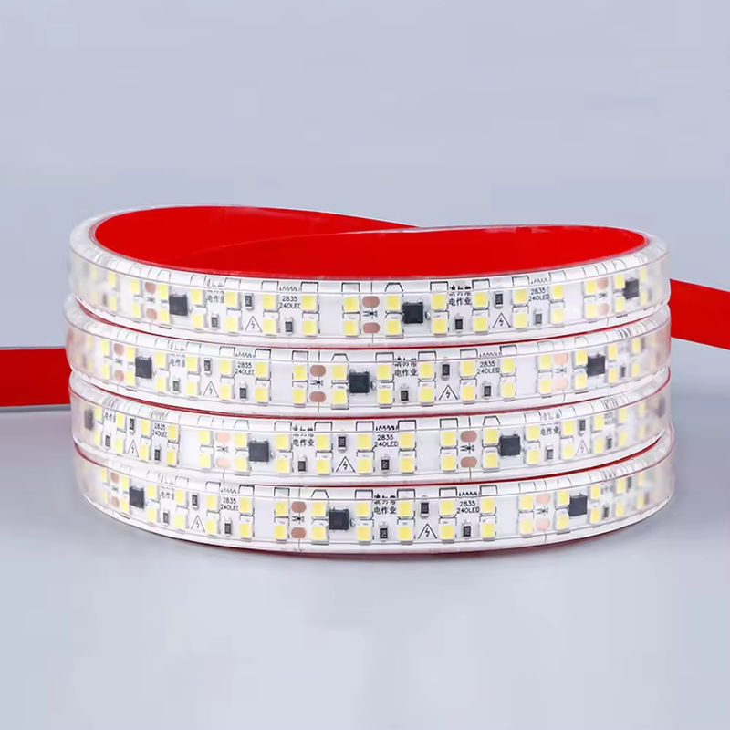 Le conducteur est libre Ip44 220V 110V 2835 240led 10cm coupé en arrière bâton 127V imperméable à l'eau 10cm coupé flexible bande LED pour l'extérieur
