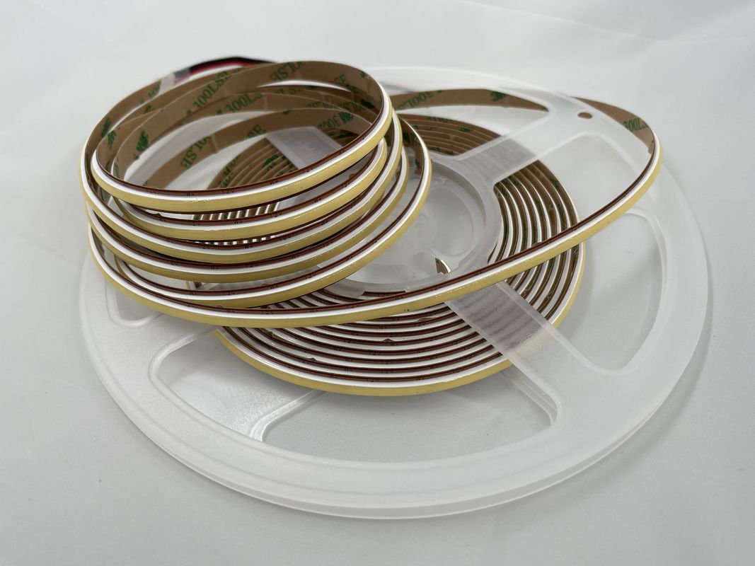 12V COB576Led/M 6,6MM Largeur Dimmable 2700K à 6500K CCT COB LED Strip Éclairage flexible certifié CE