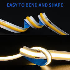 COB LED 10W 12W 110LM 320d/m Double PCB DC 12V 24V 220V CRI 90Ra 10métre bande de personnalisation personnalisée gratuite
