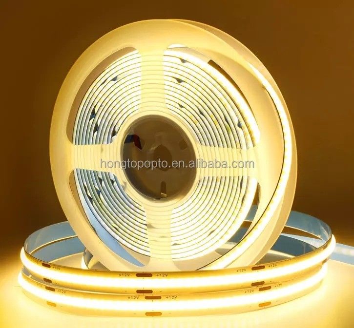 Décoration intérieure extérieure COB LED Strip Light haute CRI 280 320/480 télécommande
