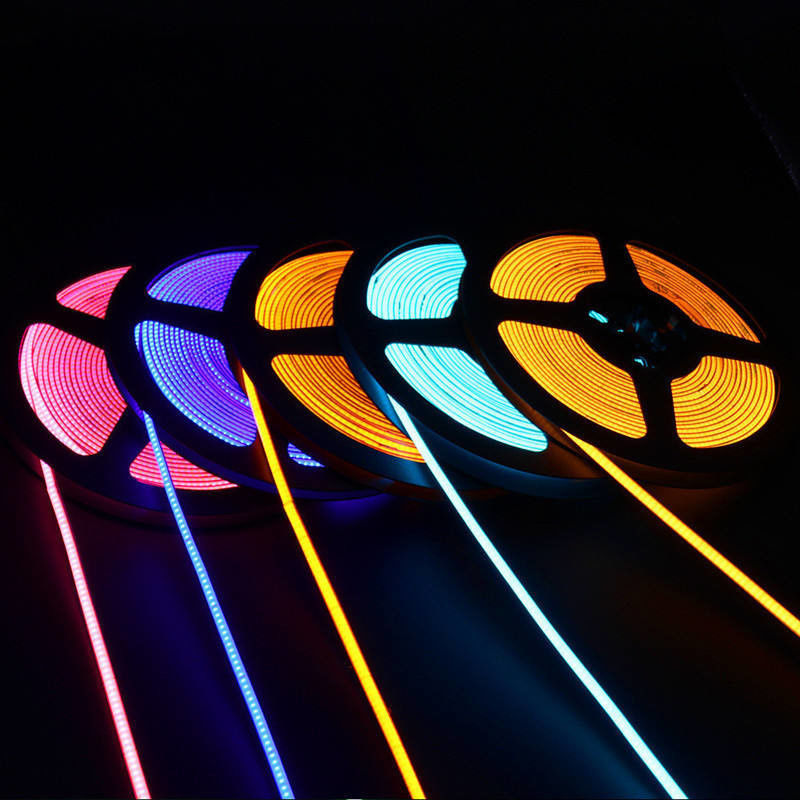 Décoration intérieure extérieure COB LED Strip Light haute CRI 280 320/480 télécommande