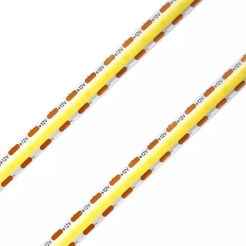 320Leds Flexible LED Strip Blanc/Chaleur Blanc DC24V 8mm Largeur intégrée COB lumière LED