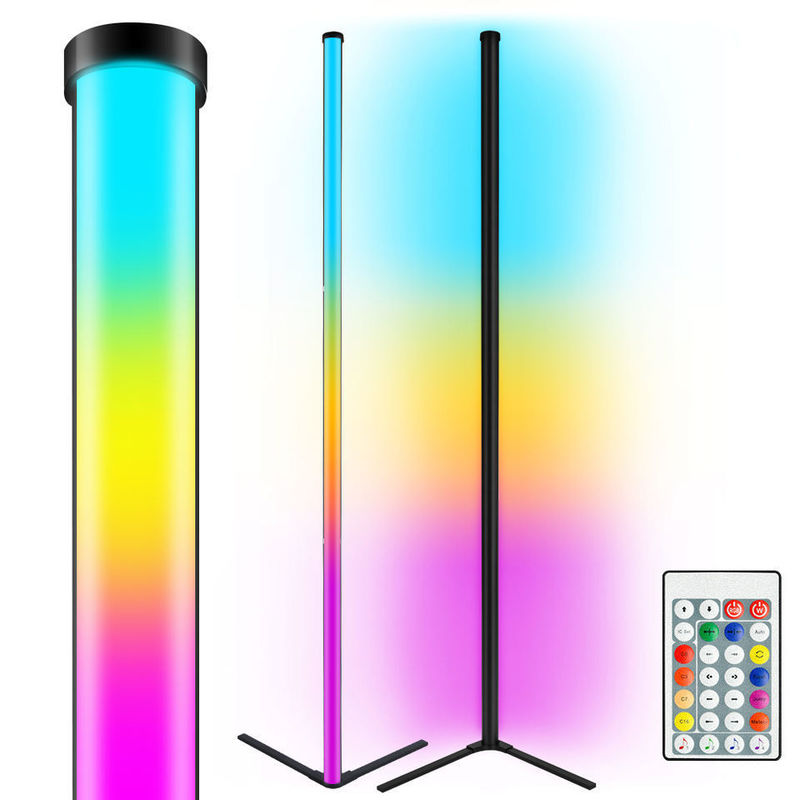 2 Lumière de sol ambiante avec DC5V 68PCS Chip numérique IP20 Longueur 1,5 m Contrôleur IR PP Couverture