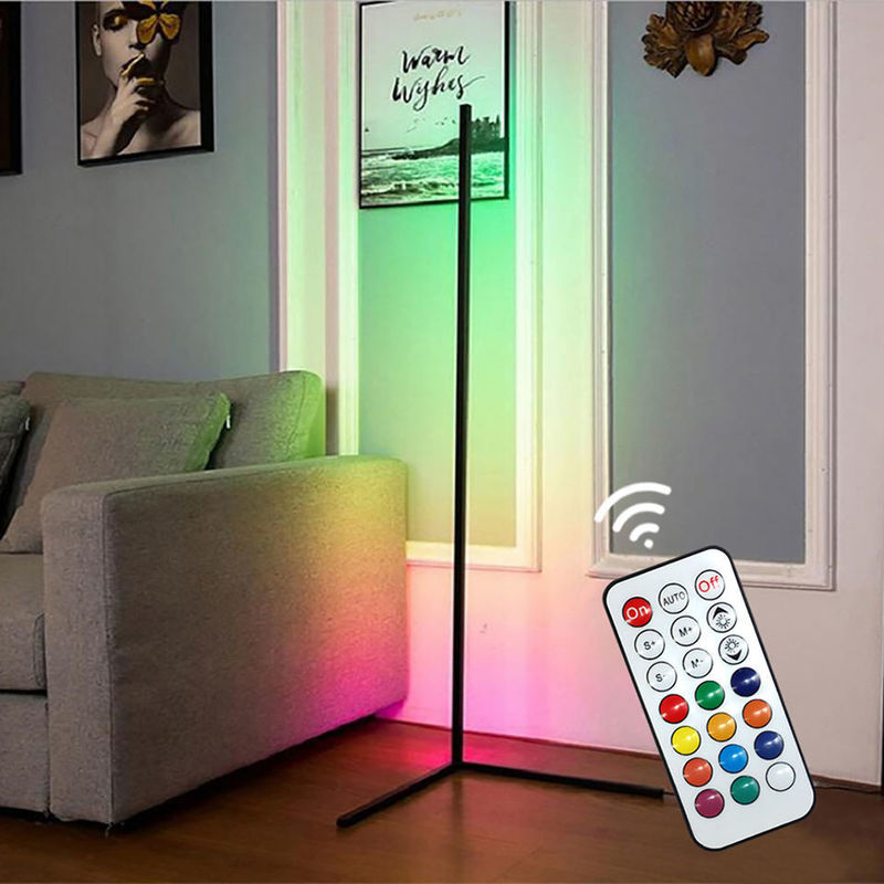 2 Lumière de sol ambiante avec DC5V 68PCS Chip numérique IP20 Longueur 1,5 m Contrôleur IR PP Couverture