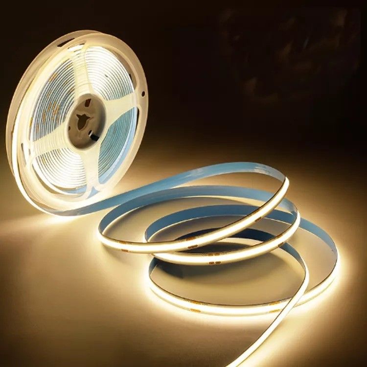 8mm Led Cob Strip 24v Light Strip Usb Tv rétroéclairage Flex 12v ultra mince Petit Cob Led Strip lumière
