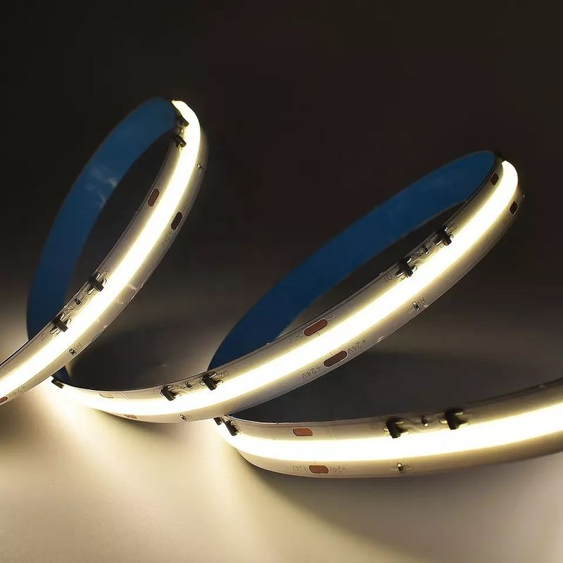 8mm Led Cob Strip 24v Light Strip Usb Tv rétroéclairage Flex 12v ultra mince Petit Cob Led Strip lumière