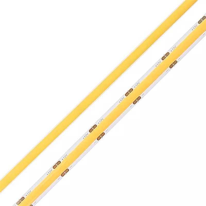 12W résistant à l'eau IP20 COB 480 LED 12V 8mm 10mm LED Strip Light pour la décoration du jardin
