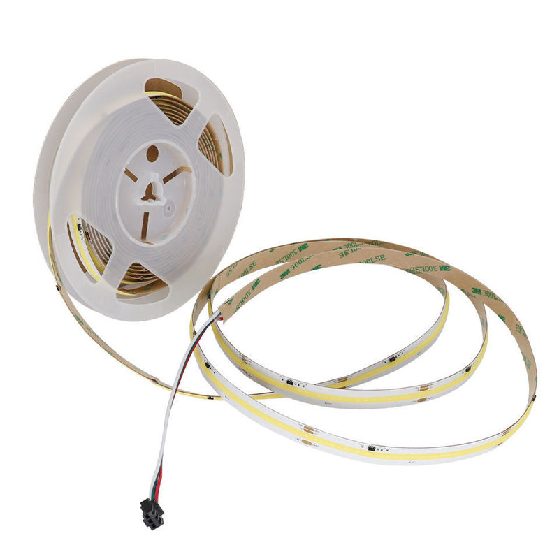 CE ROHS Approuvé Lumière à bande COB imperméable à l'eau avec commande de commutateur et 320 led de haute densité