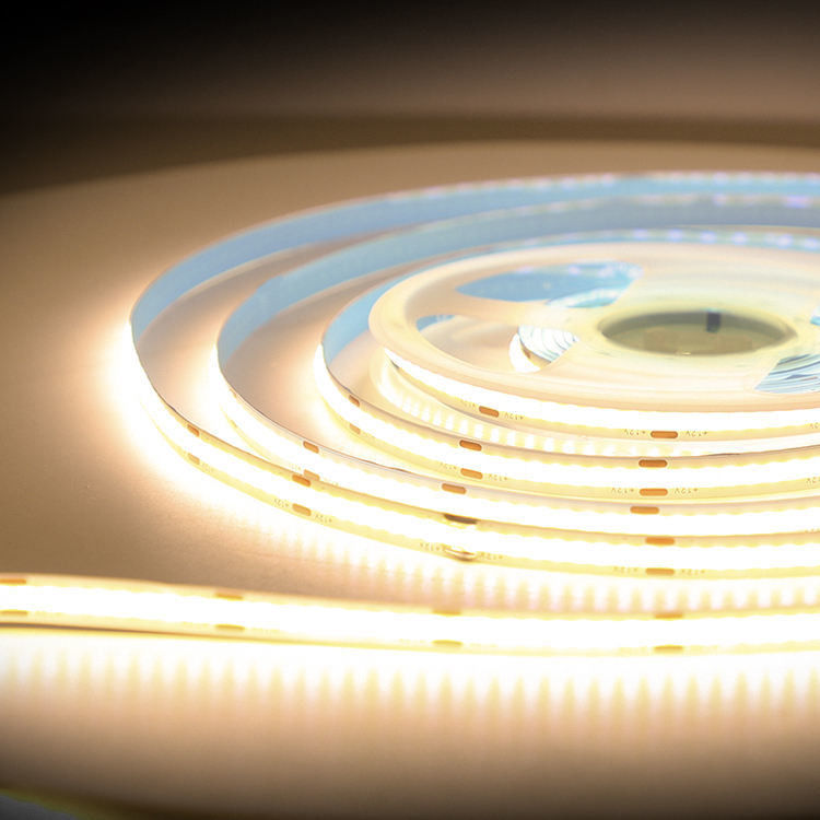 COB 252 conduit à l'eau CRI90 12V 24V Dimmable Décoration intérieure extérieure 5M bande LED flexible