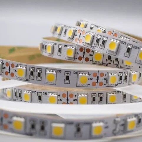 12w 12v 24v 10mm 60 LEDs Rgb 5050 Smd Flexible LED Strip Light avec et plusieurs couleurs