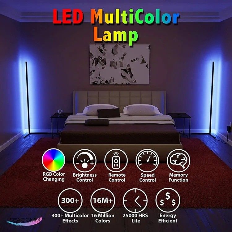Home.hotel.lighting Lampe de sol LED décorative pour la décoration moderne du salon