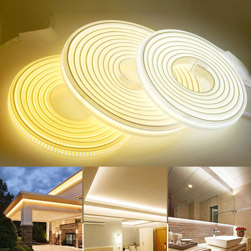 220v 280LEDs/m Blanc/Blanc chaud/Blanc neutre COB LED Strip CE RoHS 100m 50m Haute tension