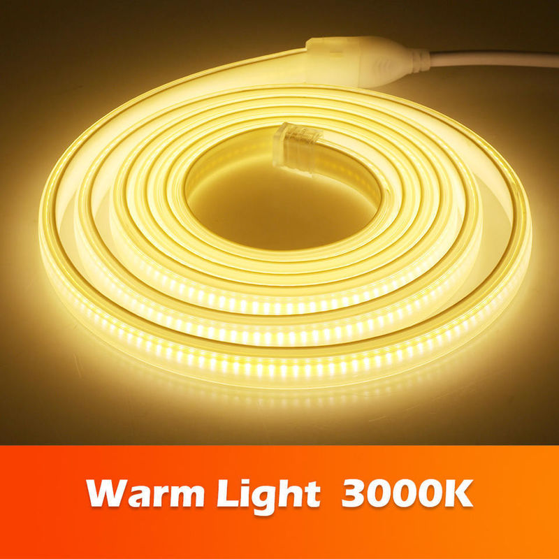 220v 280LEDs/m Blanc/Blanc chaud/Blanc neutre COB LED Strip CE RoHS 100m 50m Haute tension