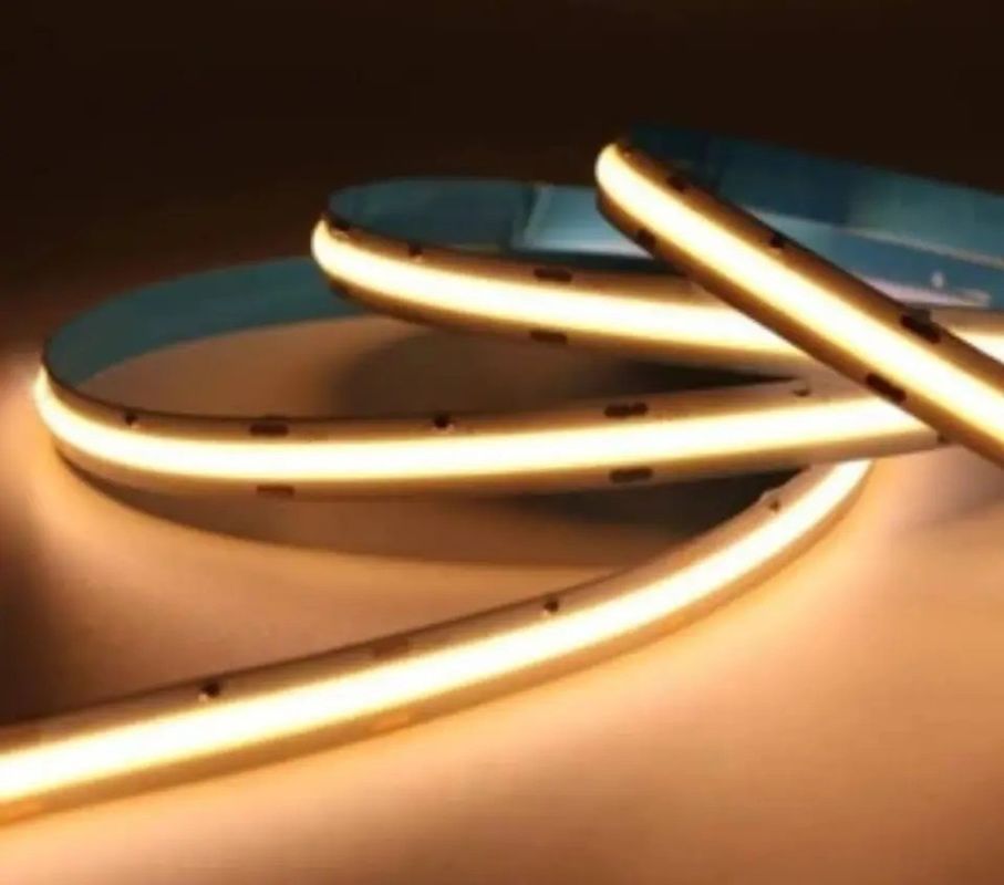 90lm/w Lampes à efficacité lumineuse Smart COB LED Strip 12V 24V 5M 252 leds pour la publicité