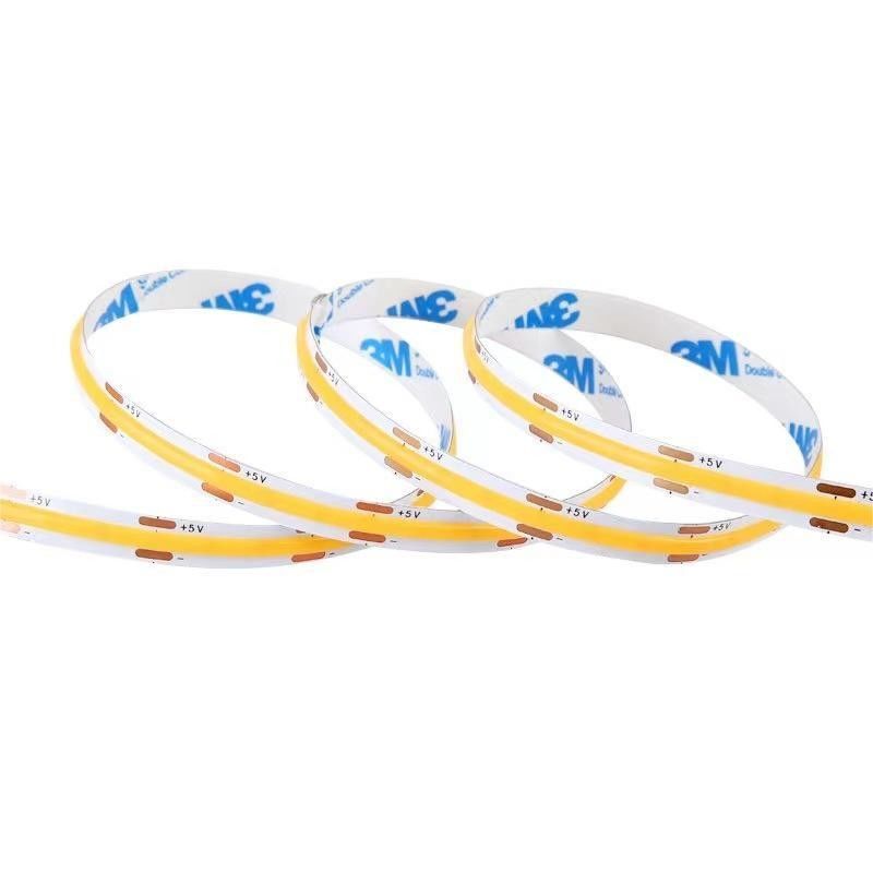 bande de lumière à LED flexible à haute densité sans zones noires 24V 12V 5V CRI Ra 90