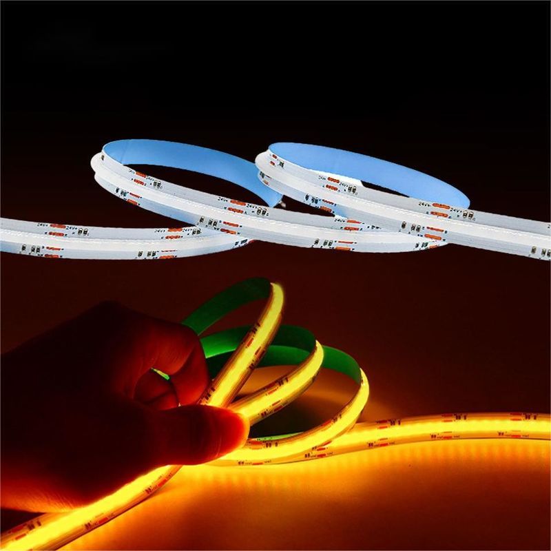 Lampe Flux lumineux lm 1000 24V 576 leds/m RGB COB LED Soft Light Strip Direct Good