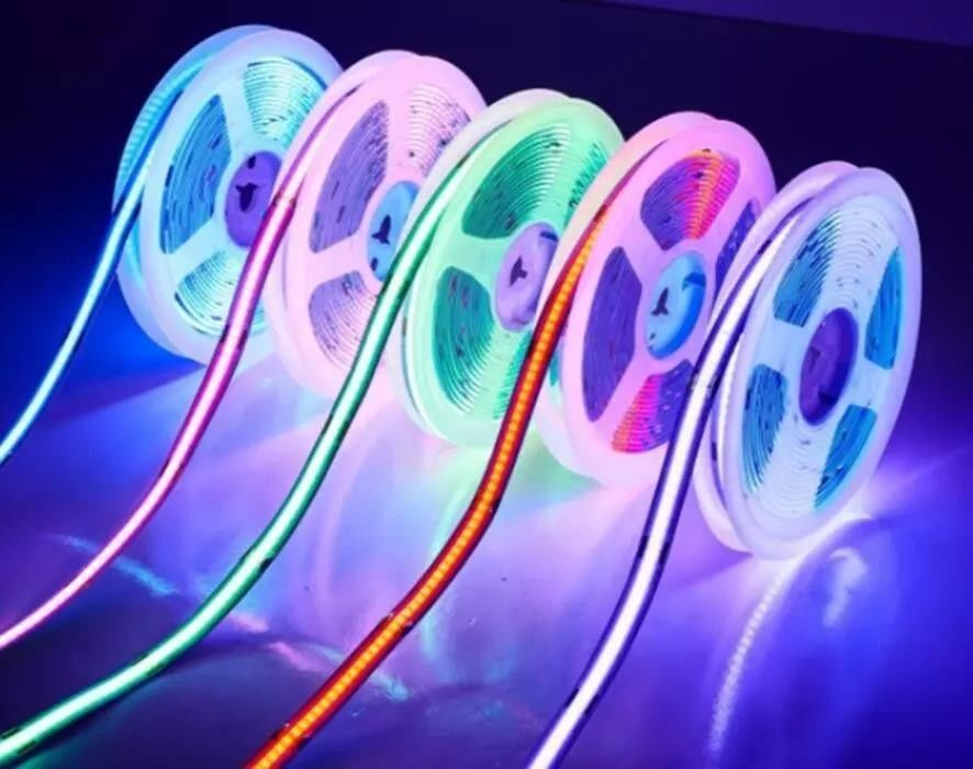 Lampe Flux lumineux lm 1000 24V 576 leds/m RGB COB LED Soft Light Strip Direct Good