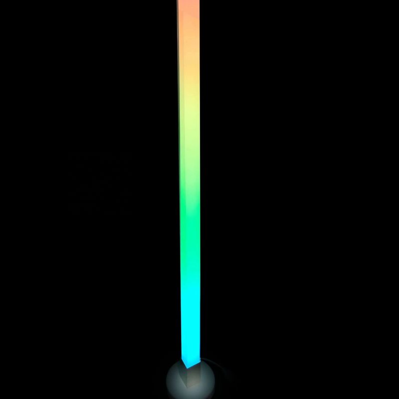 1.5M RGB lampe de sol à LED à commande à distance colorée pour la lumière ambiante décorative de chambre
