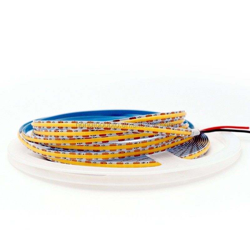 Lumière LED à bande de 880lm Ra90 COB flexible pour haute densité 5V 300 LED/m Rétroviseur de cuisine