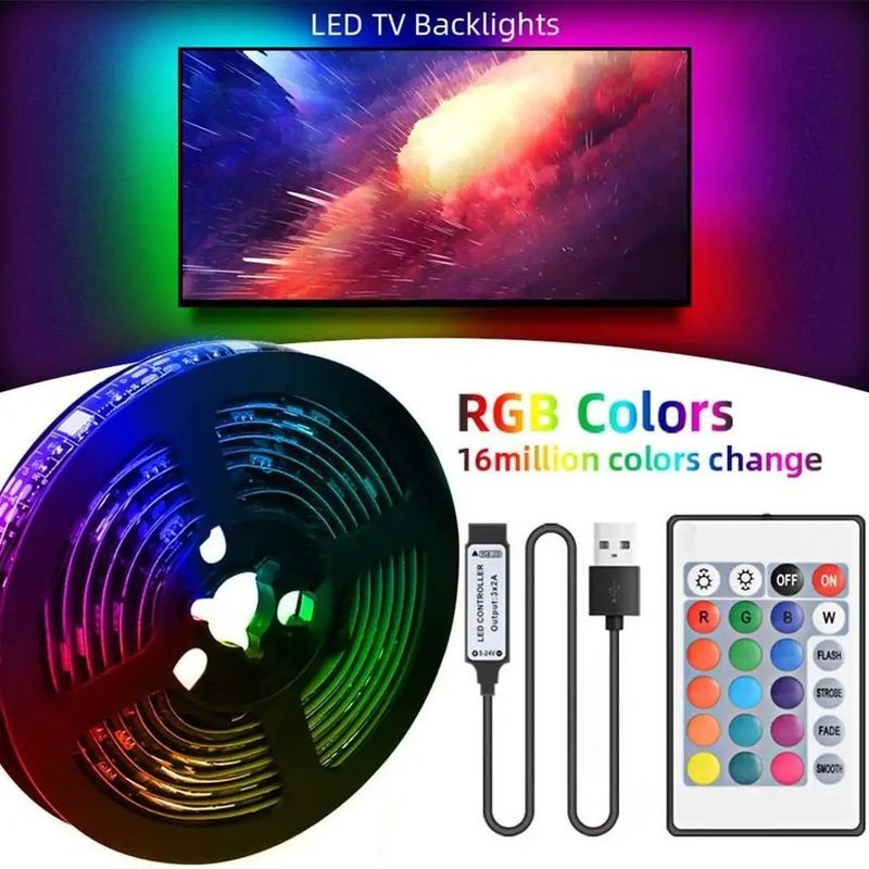 Lumière à bande LED 5050 Smd Rgb imperméable à l'eau 5m 10m 15m 60d/m entrepôt extérieur flexible