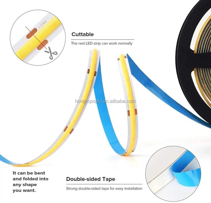 12V 24V 320leds 480leds souple lumière à LED pour la décoration de la maison et du jardin