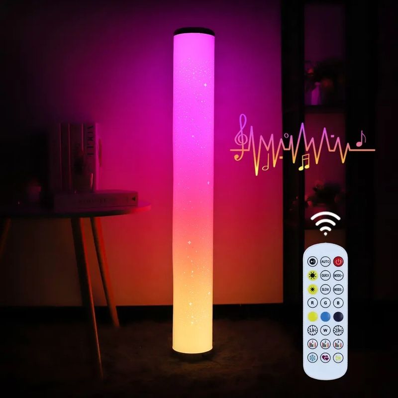 App Wifi Atmosphere personnalisée et lampe de sol LED à commande à distance pour chambre à coucher à la maison intelligente