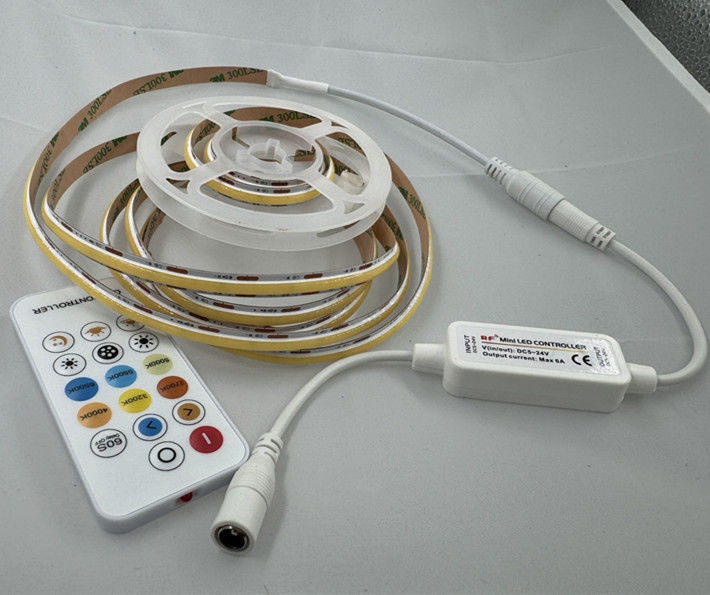 CRI 90 COB Lampes à bande LED Dimmable Blanc chaud Blanc froid Lampes à LED IP20 1000lm