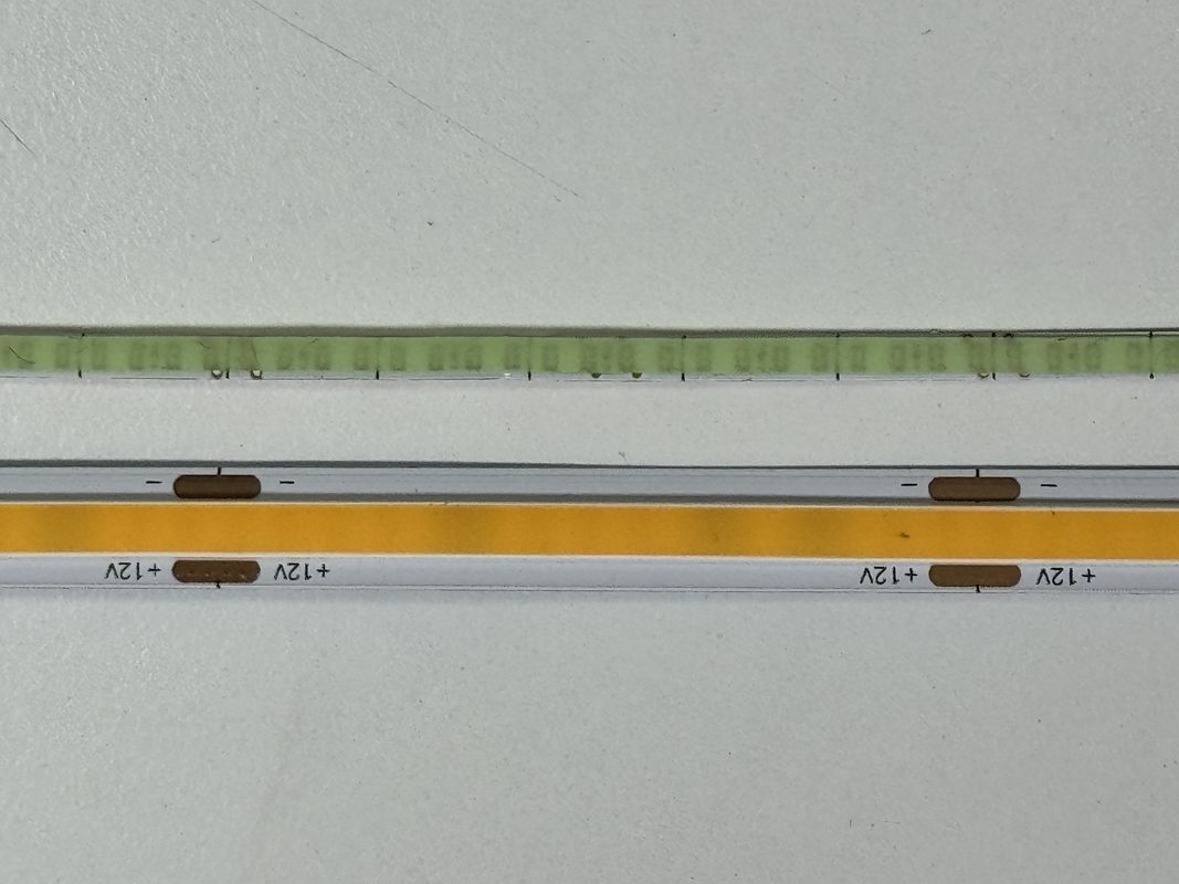 Bandes LED COB de haute luminosité de 12 V à 5 V avec un CRI élevé et une température de couleur de 2700 k-6500 k