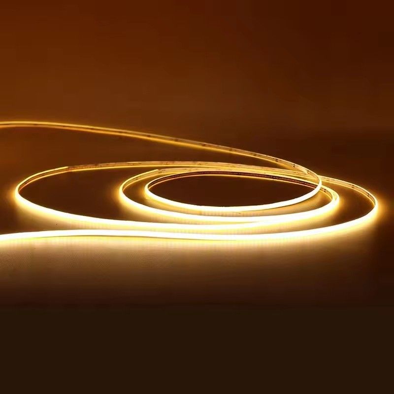 3mm étanche 2700k 6000k 12V 220v 5V ultra mince largeur 400leds COB LED Strip Light avec 3