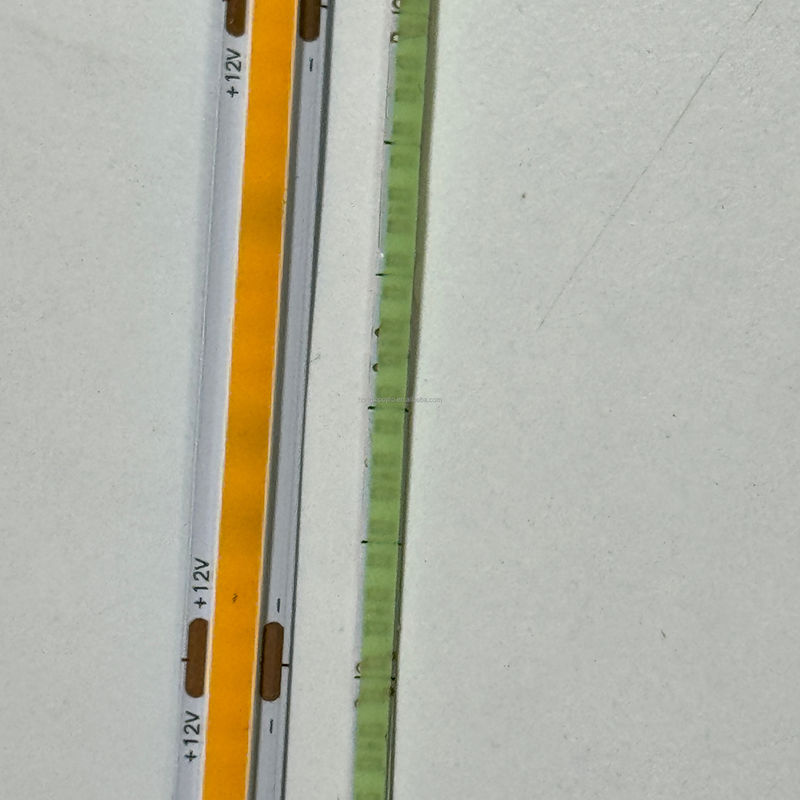 Coupe de bande LED COB 12V 1CM 3MM Largeur ultra-mince 5MM 100lm CRI90 3 320LED Double PCB