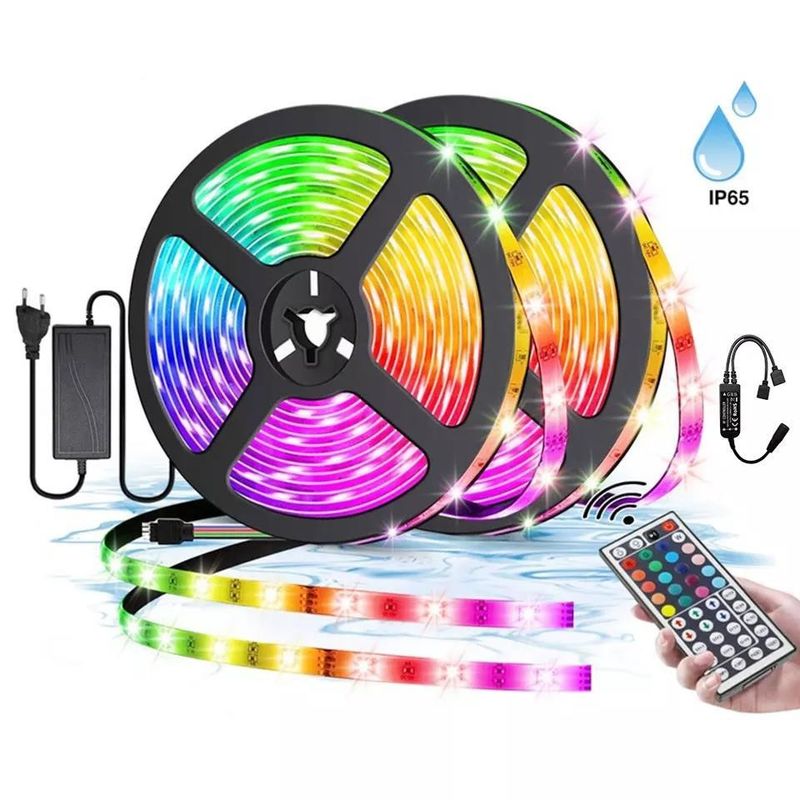 12V 5V 2835 5050 RGB WIFI Tuya Smart LED Light Strips Synchronisation musicale pour la décoration de la maison intelligente