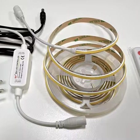 L'éclairage de la bande de LED COB DC24V CRI90 312LED/m IP33 IP40 IP44 avec éclairage complet stable de 10 m