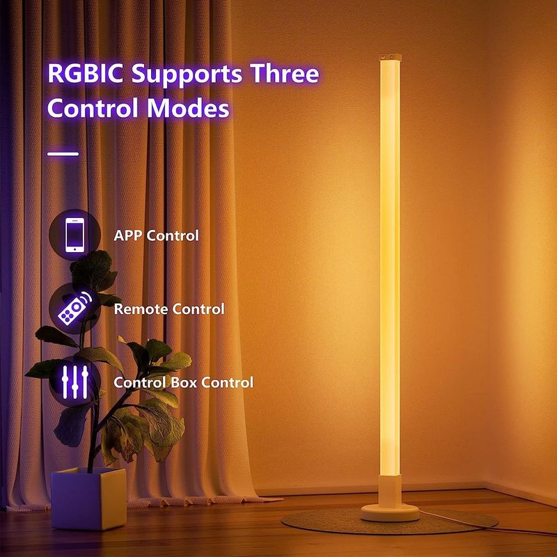 Lampes de sol LED à commande à distance colorées RGB échantillon gratuit pour l'éclairage ambiant de chambre
